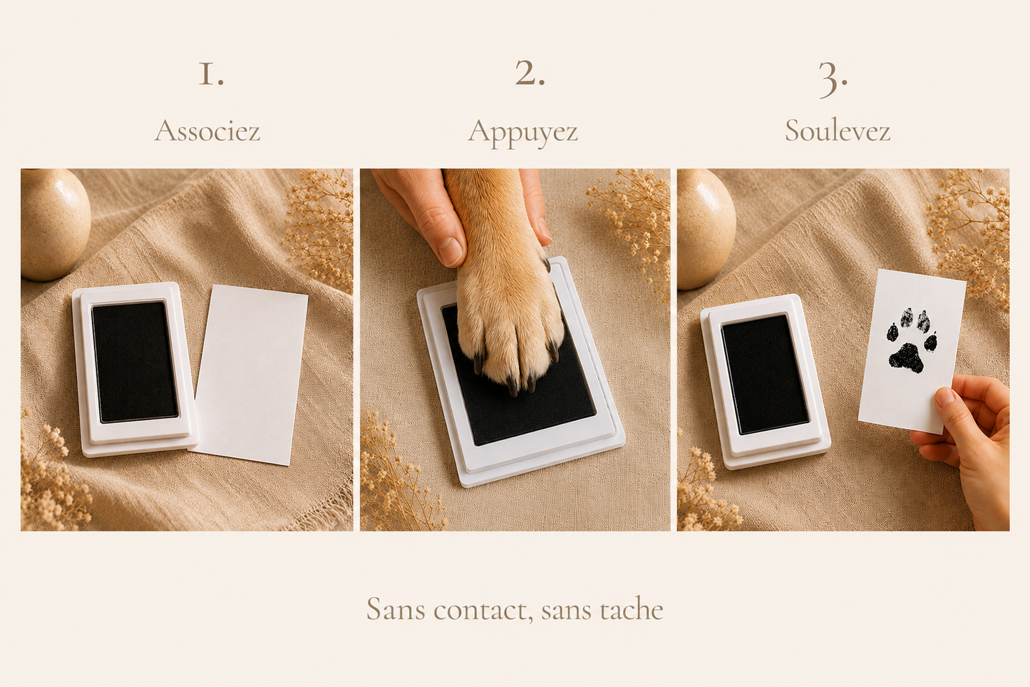 Kit Empreinte Souvenir « Trace Éternelle » — l'empreinte d'un amour qui dure toujours