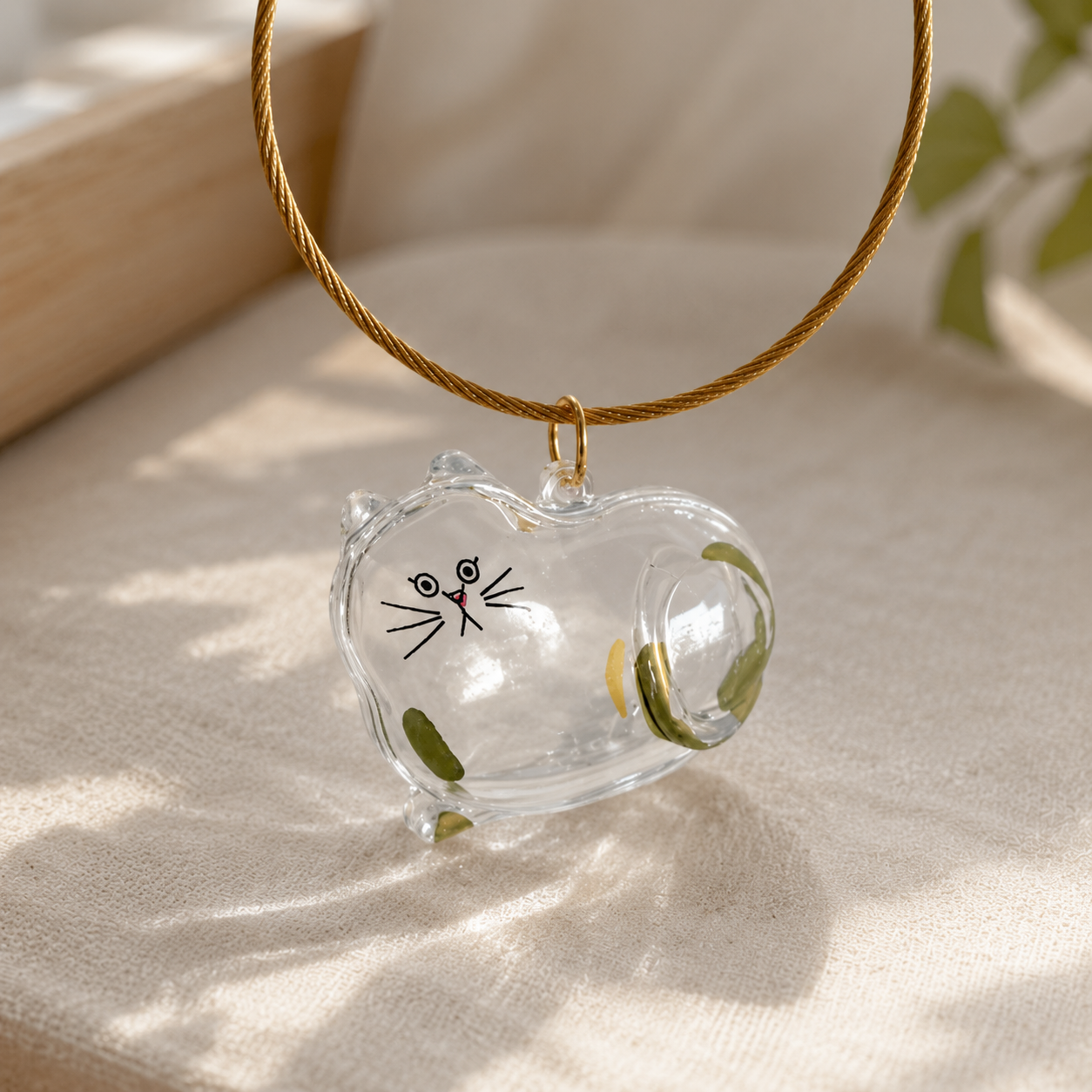 Pendentif Souvenir « Lien Éternel » — avec les poils de votre compagnon