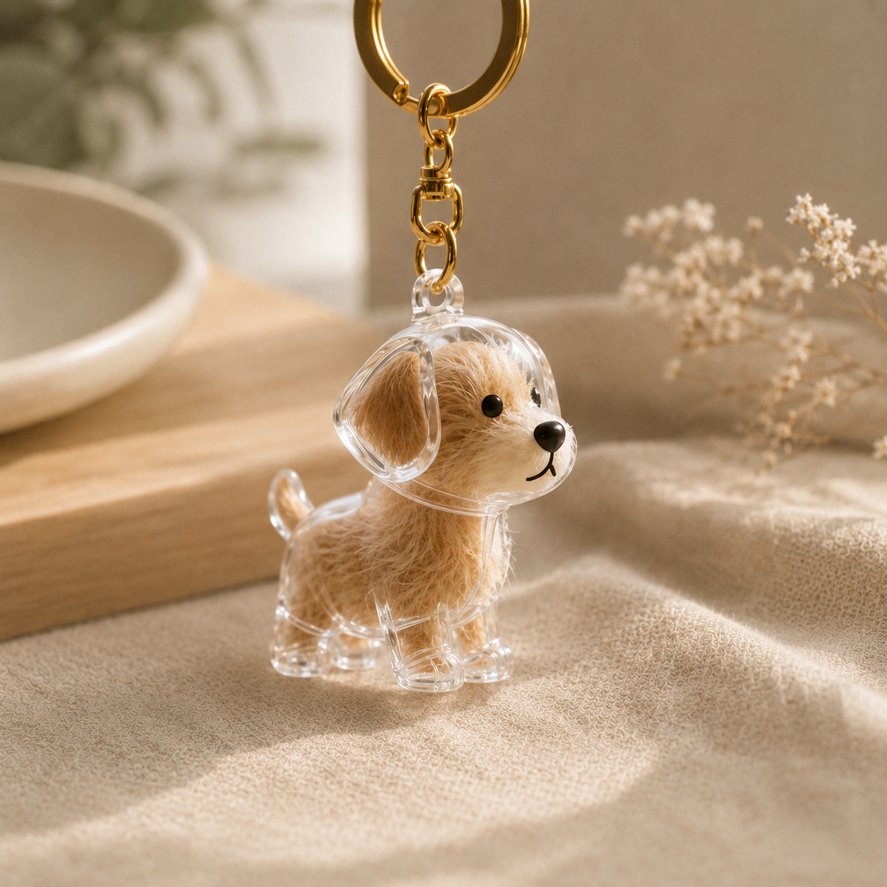 Pendentif Souvenir « Lien Éternel » — avec les poils de votre compagnon