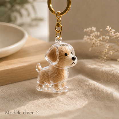 Silhouette Souvenir Poils d'Animal « Lien Éternel »